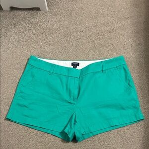 J. Crew Women's Teal-Green Shorts
